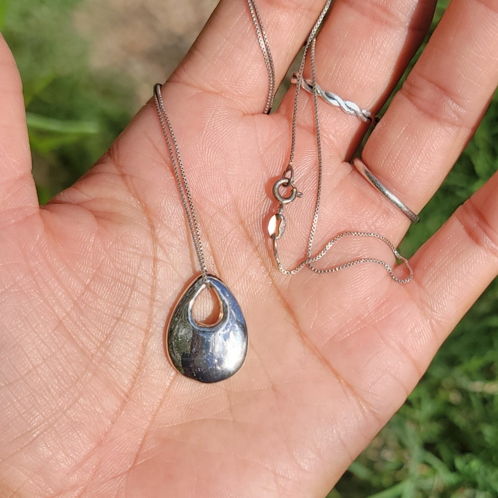 Solid Sterling Silver 925 Minimalist, Elegant Ope… - image 8